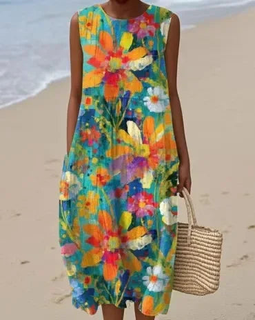 Sandra - Alltags-Midi-Kleid