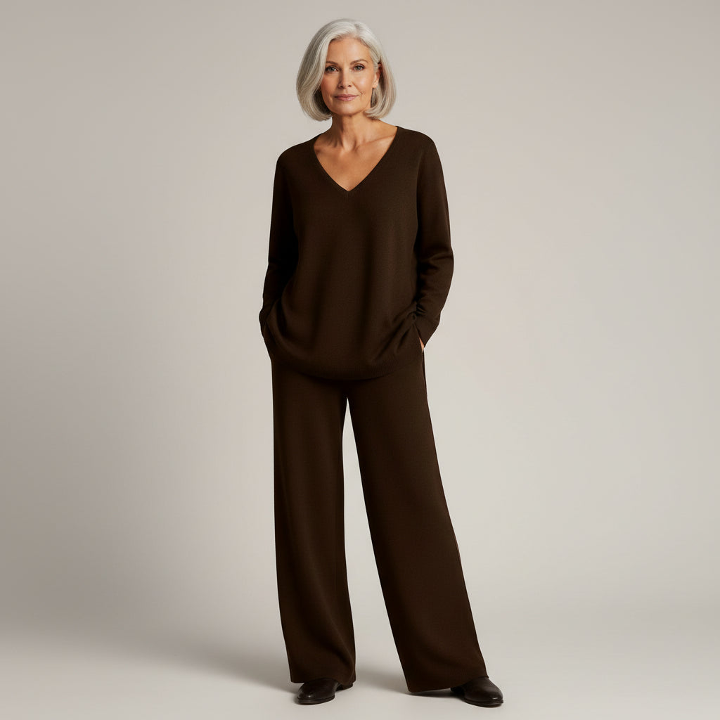 Johanna – Tweedelige Set mit V-Tacks