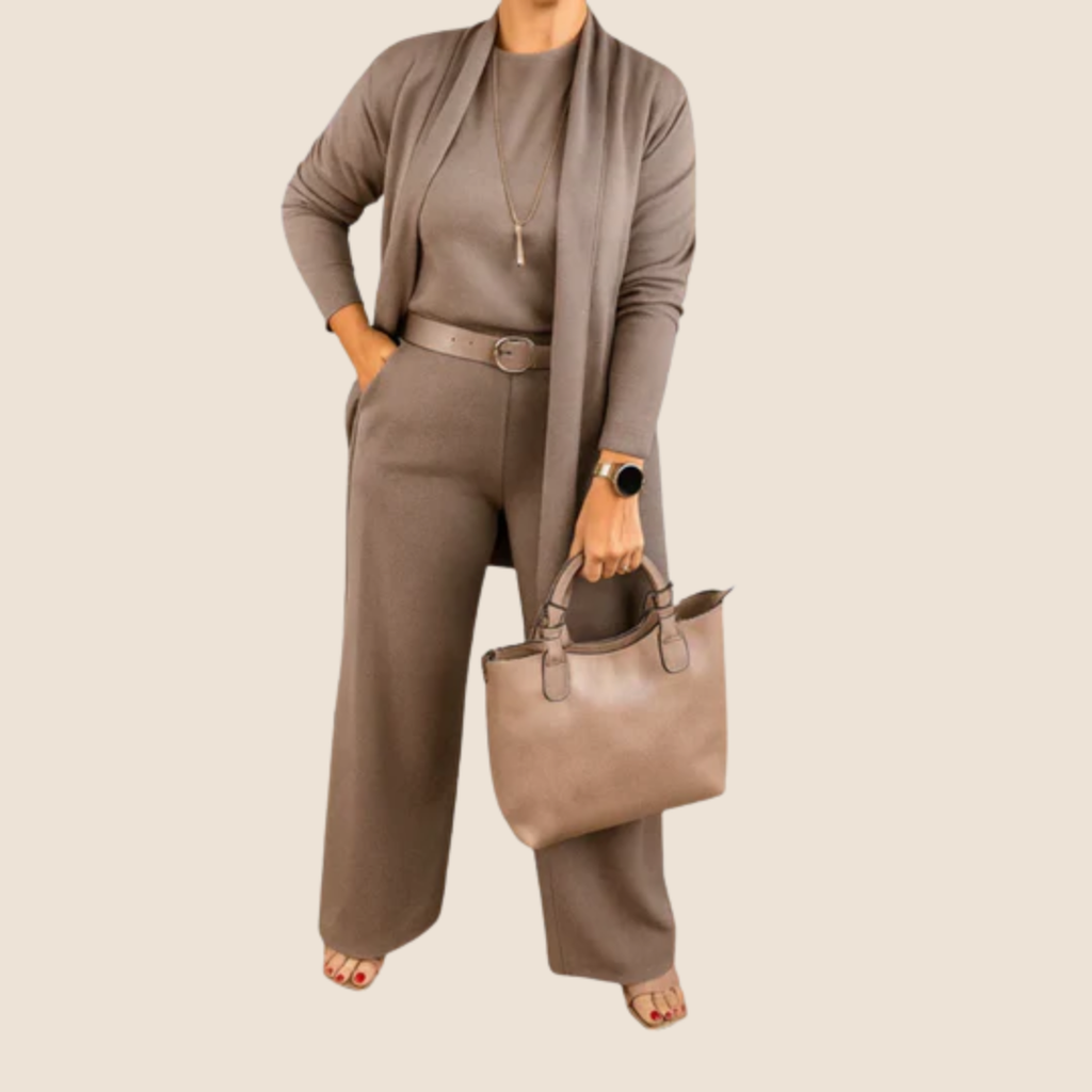 Elvy™ - Elegantes und Vielseitiges Dreiteiliges Damenset