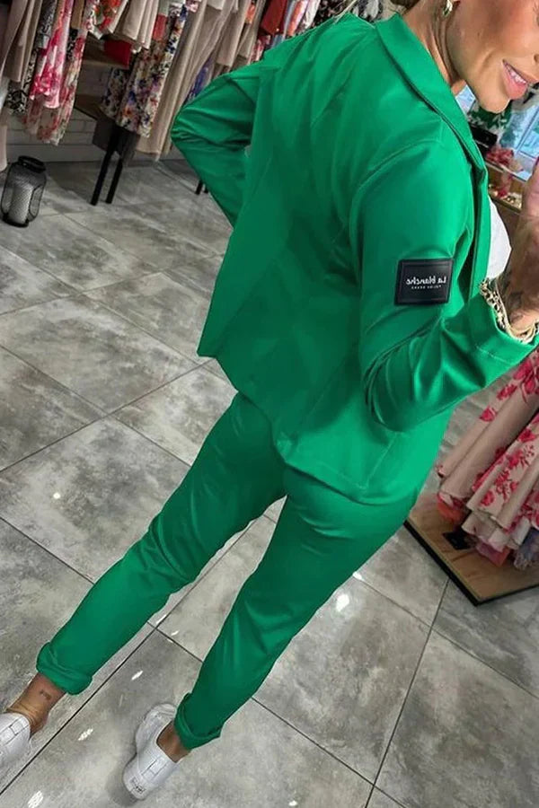 Zyora™ – Maßgeschneidertes Set mit Weichem Blazer und Lässigen Jogginghosen