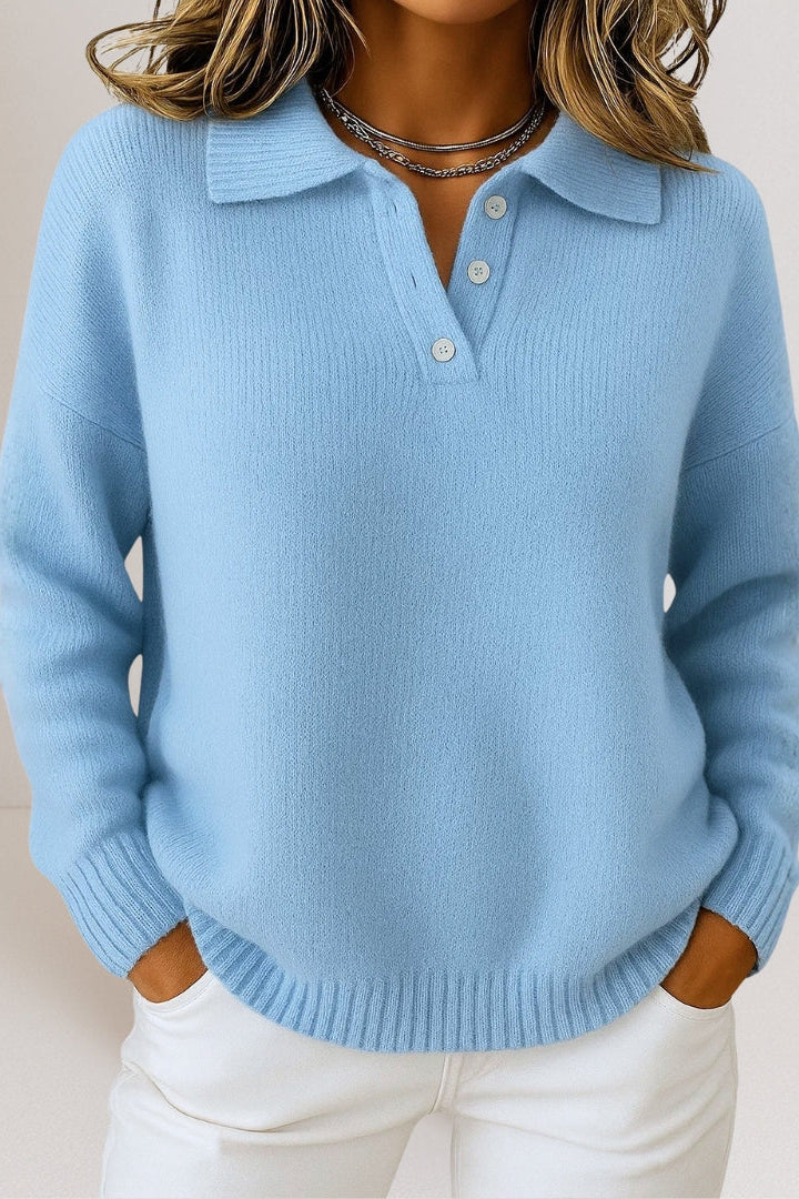 Lorie™ – Weicher Pullover mit Kragen