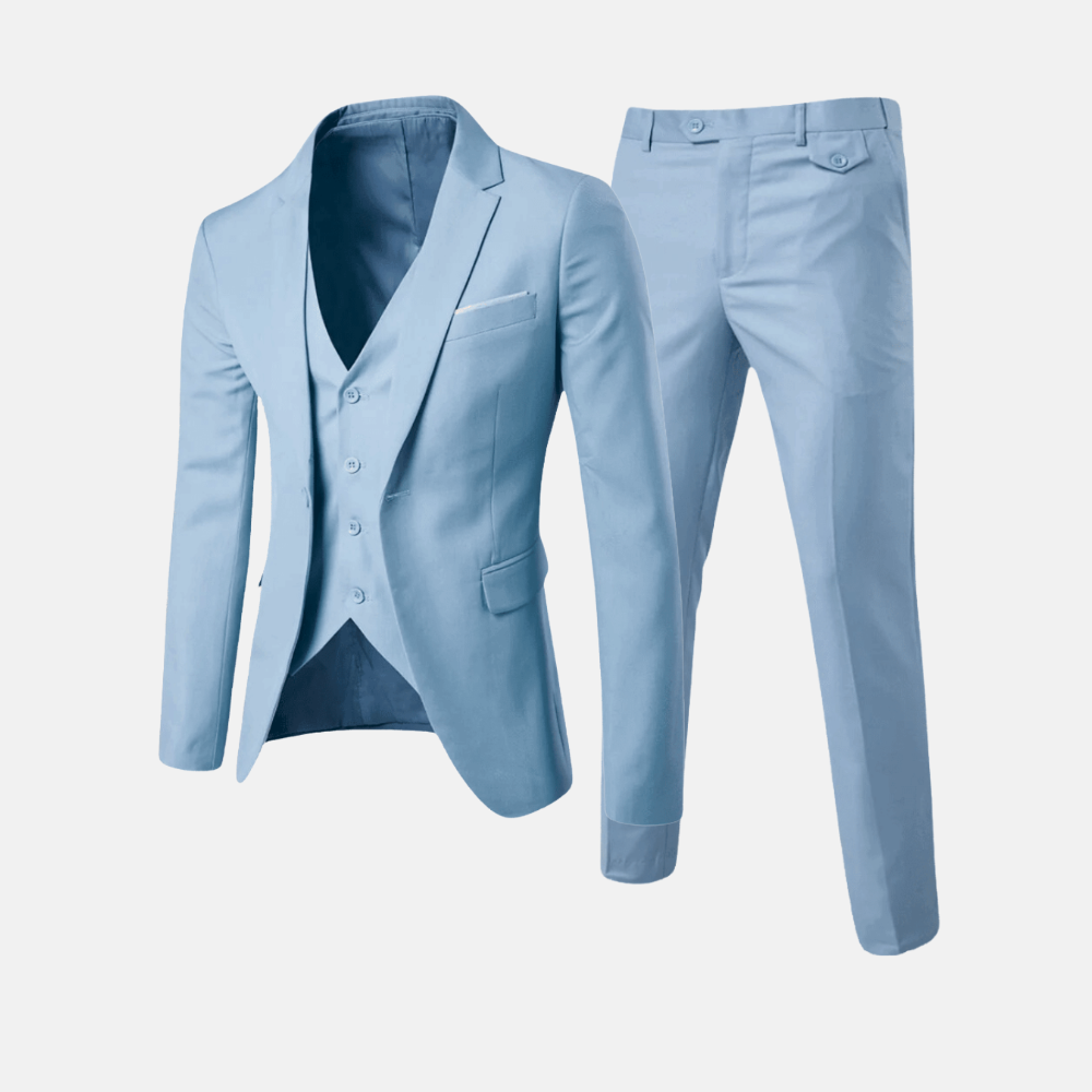 Alonzo™ | Vollständiger Raffinierter (Jacke + Hose + Weste) 