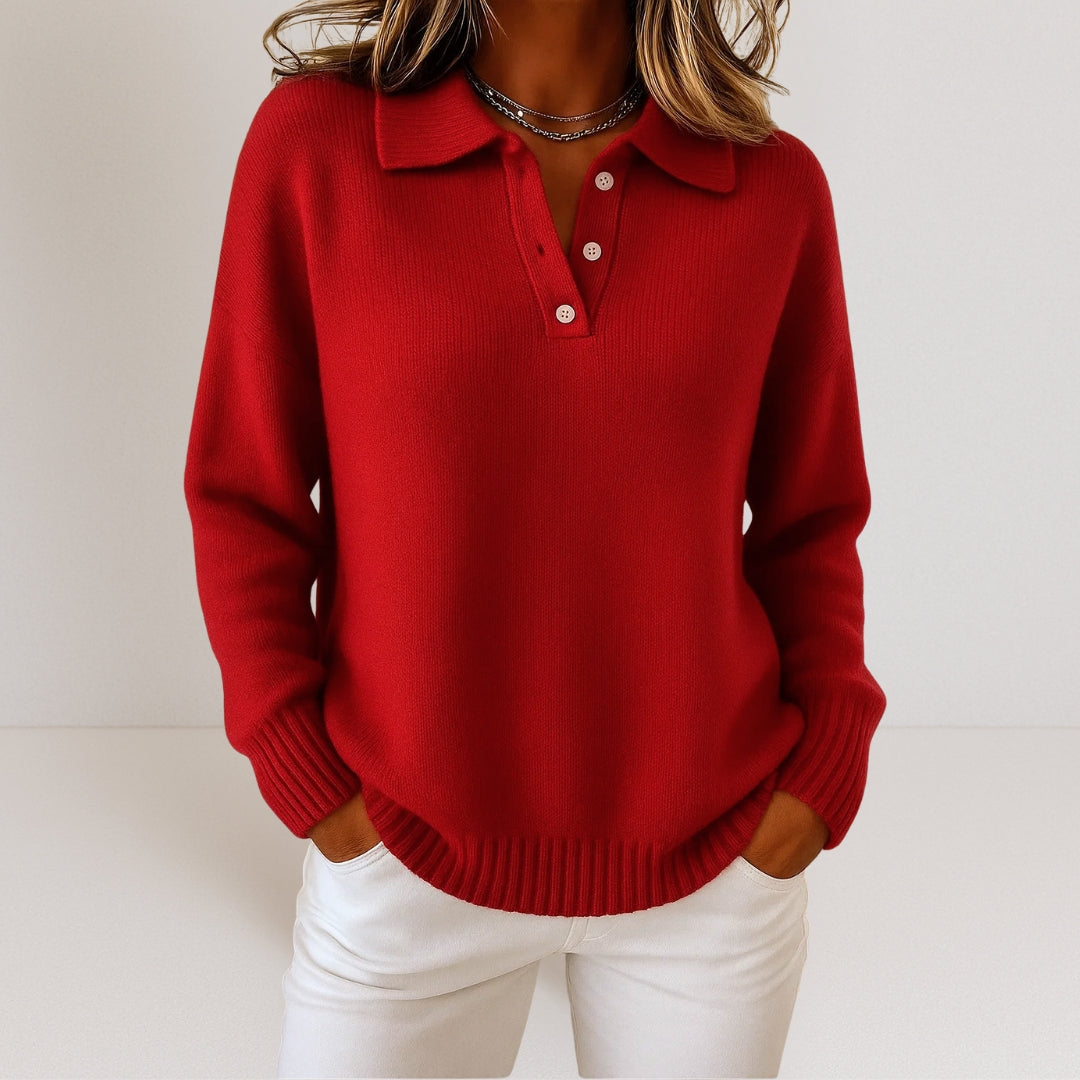 Lorie™ – Weicher Pullover mit Kragen