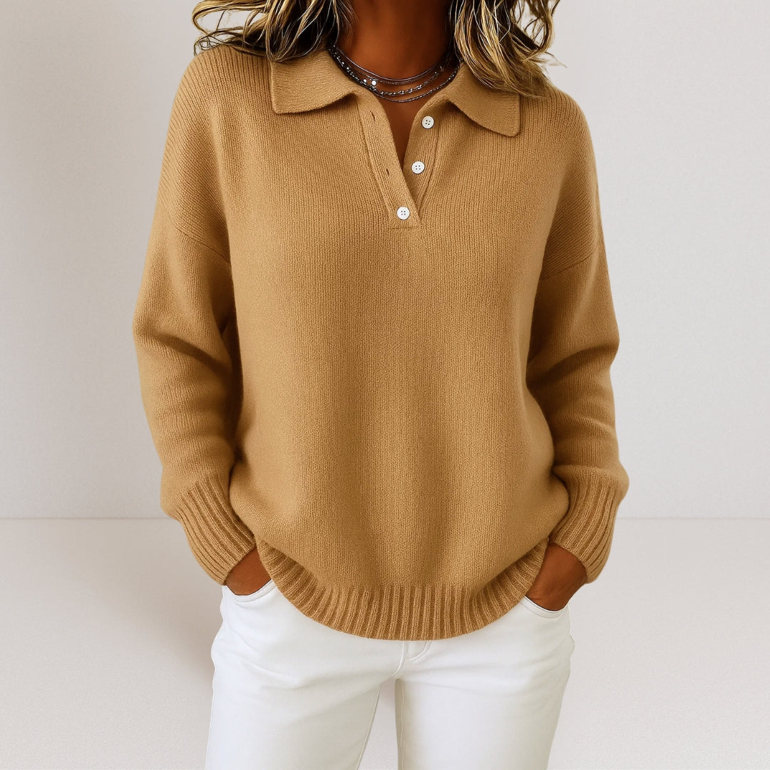 Lorie™ – Weicher Pullover mit Kragen