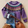 Solva™ - Eleganter Vintage Strickpullover