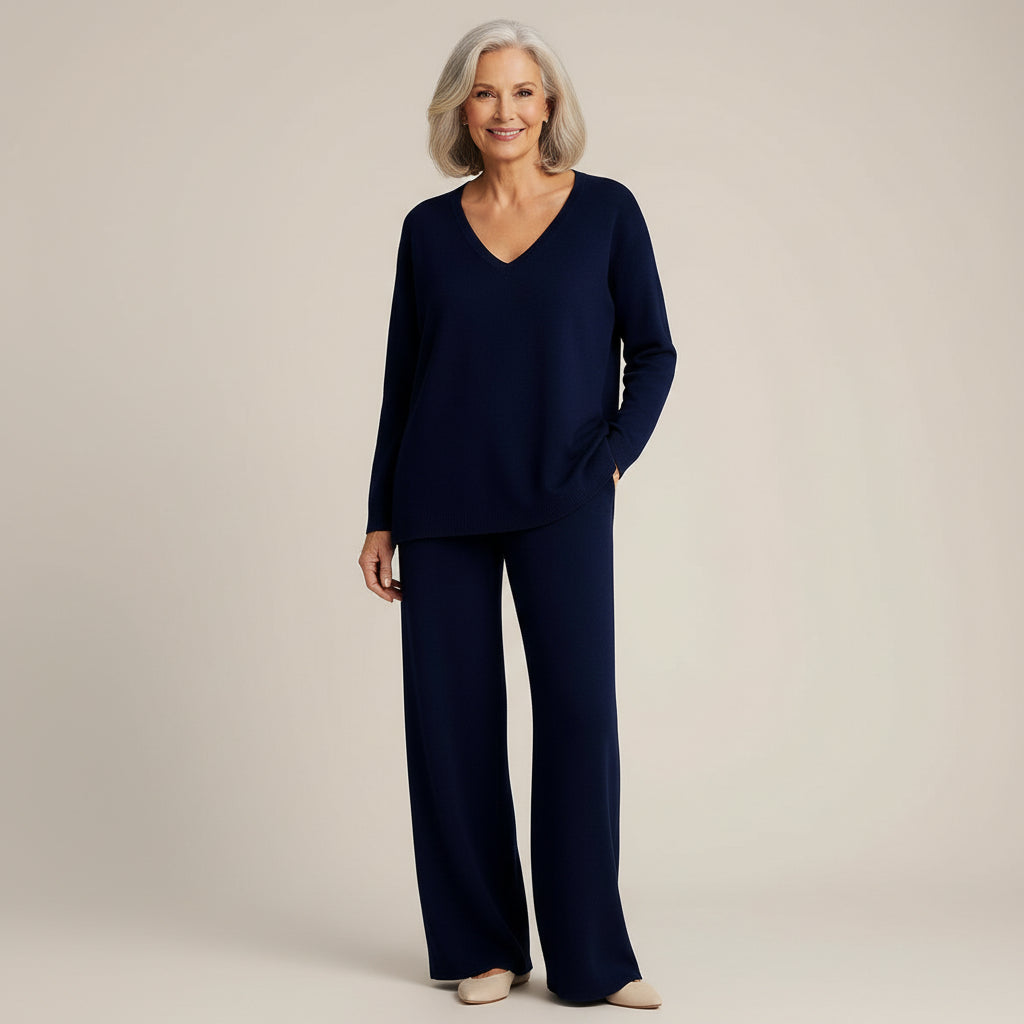 Johanna – Tweedelige Set mit V-Tacks