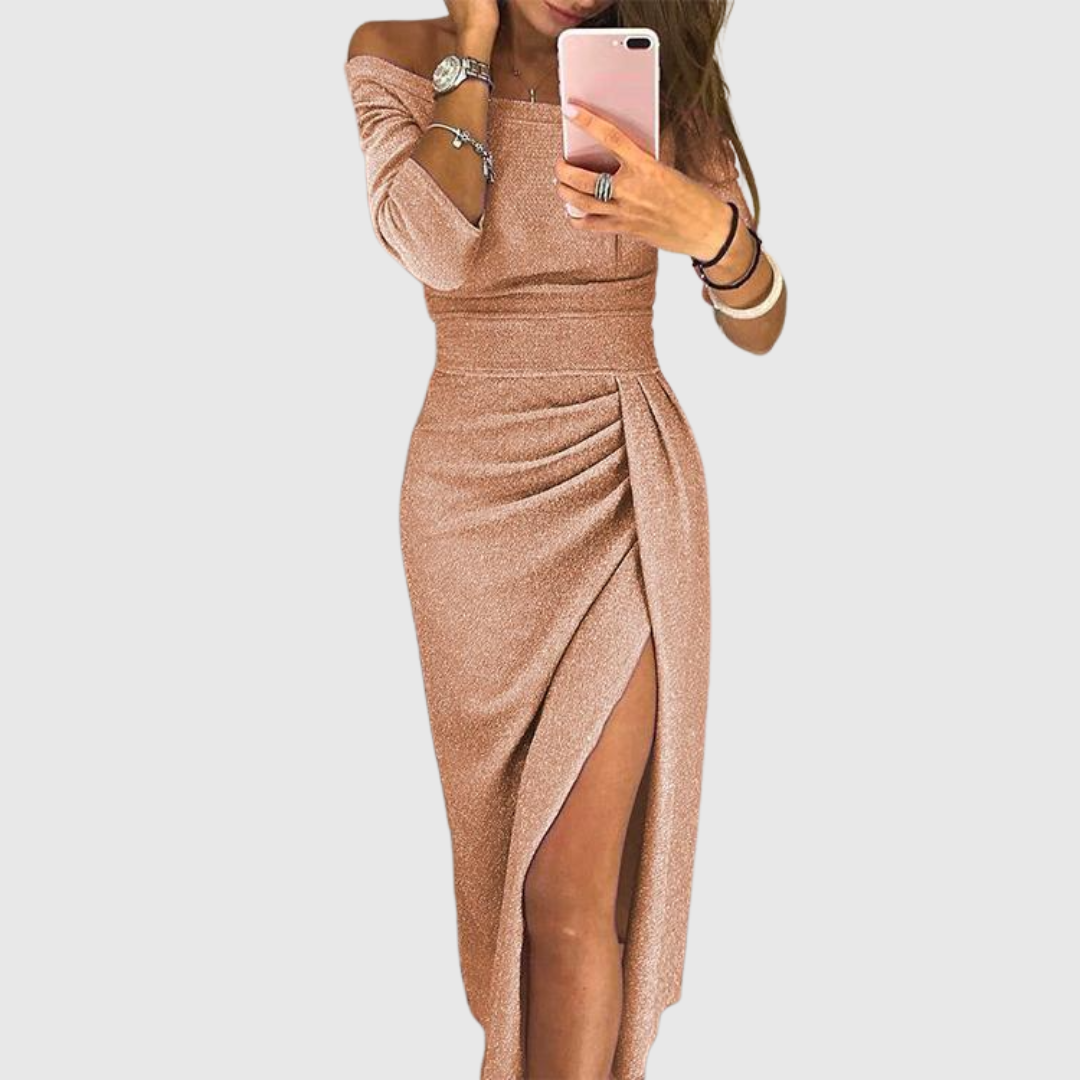 Ely™ - Schickes Maxikleid mit Neckholder und Eleganter, Fließender Passform