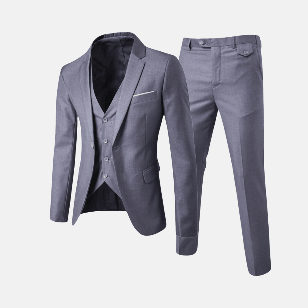 Alonzo™ | Vollständiger Raffinierter (Jacke + Hose + Weste) 