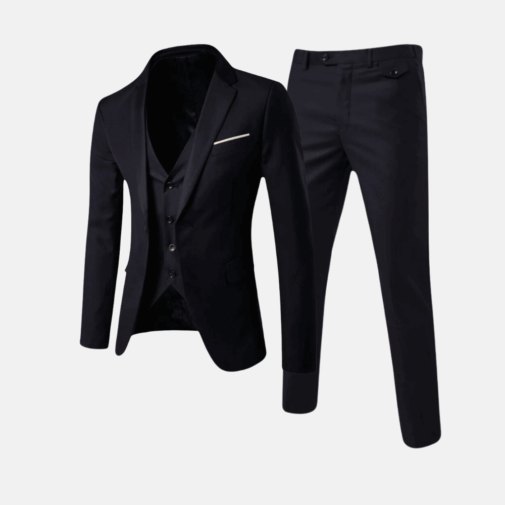 Alonzo™ | Vollständiger Raffinierter (Jacke + Hose + Weste) 