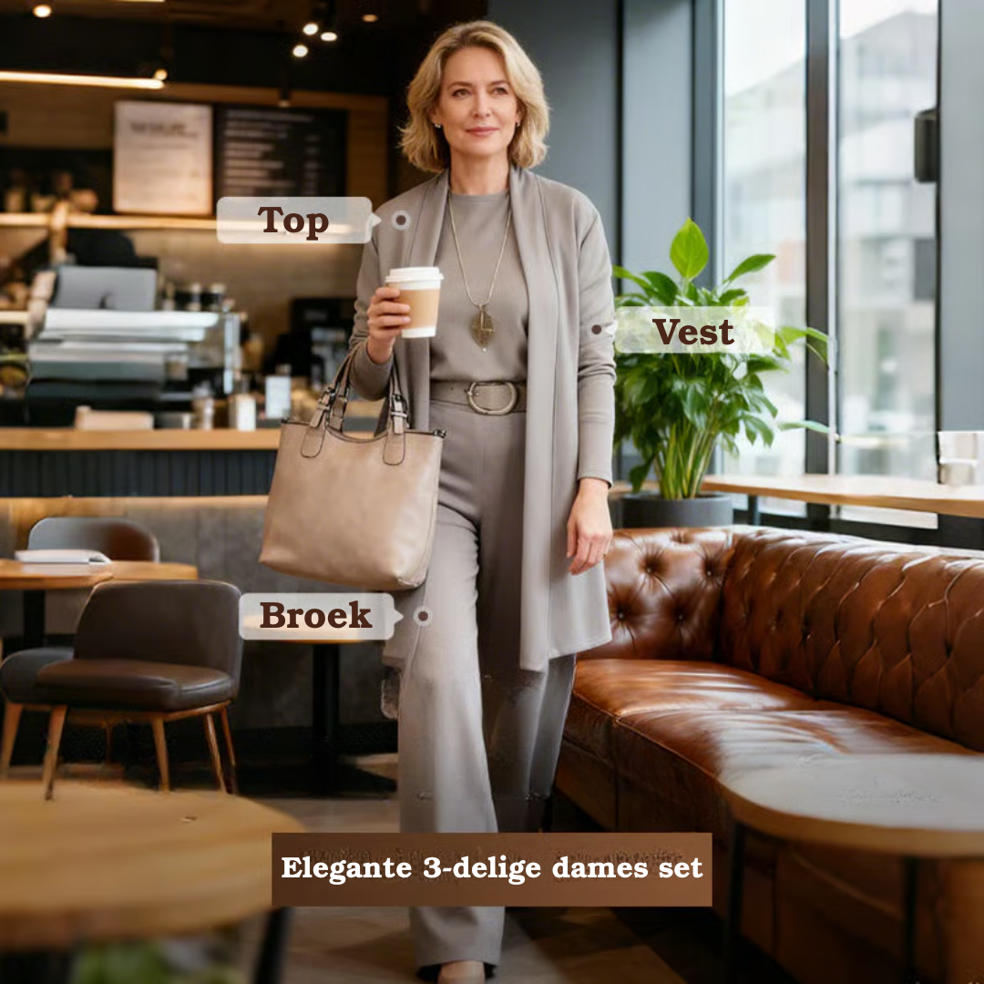 Elvy™ - Elegantes und Vielseitiges Dreiteiliges Damenset
