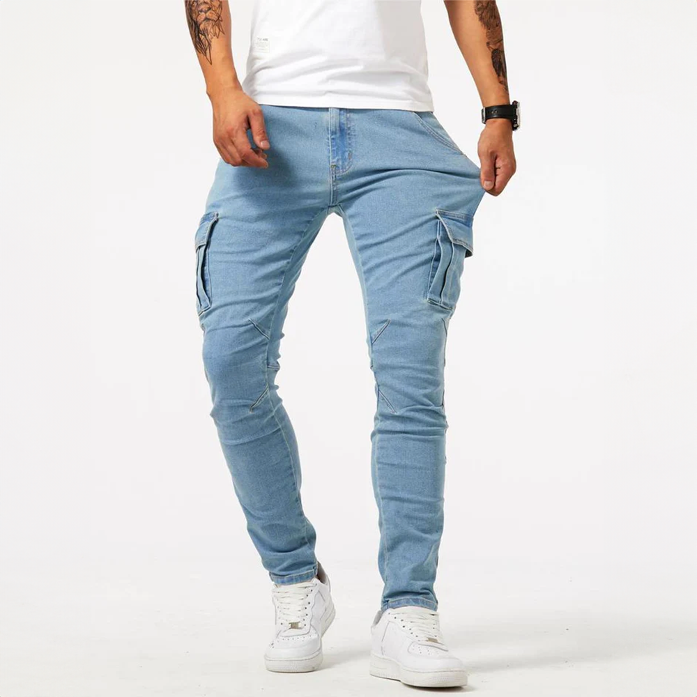 Alex™ | Stretch-Cargo-Jeans