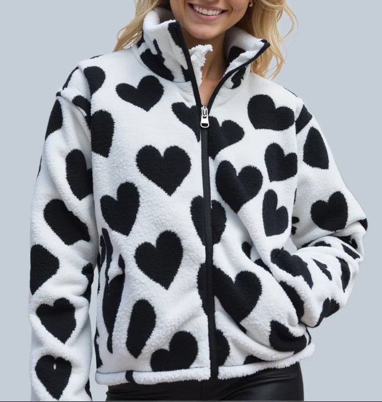 Sherley™ - Wendbare Jacke mit Herzen