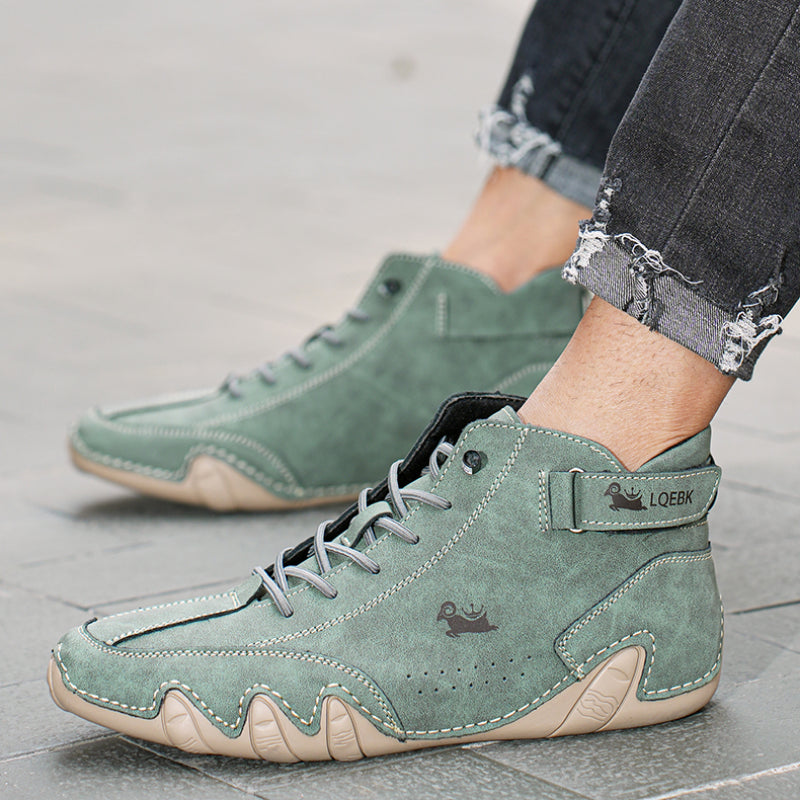 Ultra-bequemer rutschfester Barfußschuh aus echtem Leder (Unisex). 
