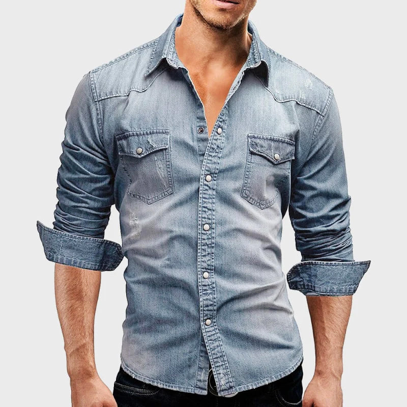Denim-Hemd Davide Costa Miami 