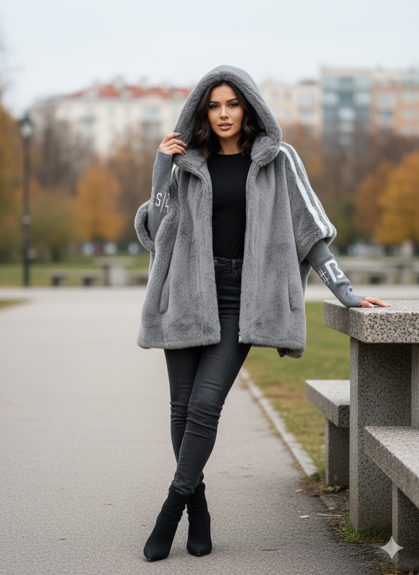 Bondella™ - Elegante Winterjacke aus Plüsch
