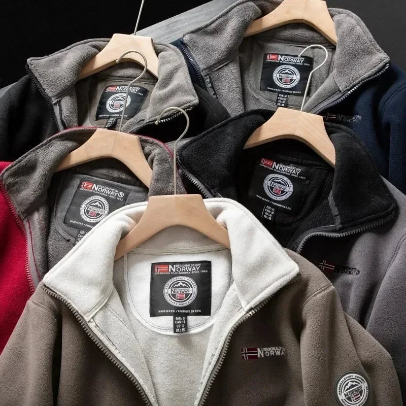 Norwegen™ - Premium-Fleece Weste 