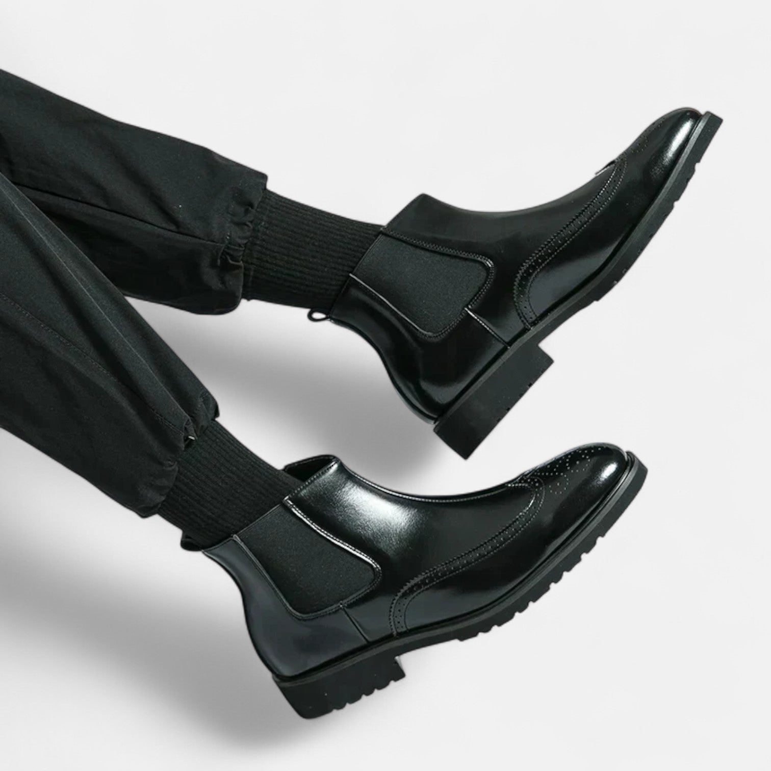 Marzio™ | Elegante Chelsea-Stiefel für Herren aus Kunstleder