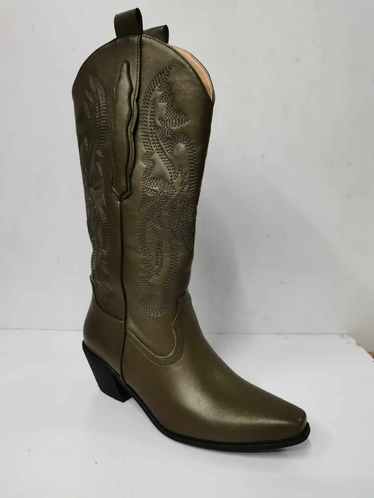 Claire | Women's Block Heel Pointed Toe Western Boots