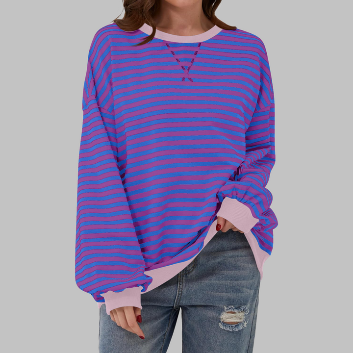 Lucy™ - Lässiger Gestreifter Pullover