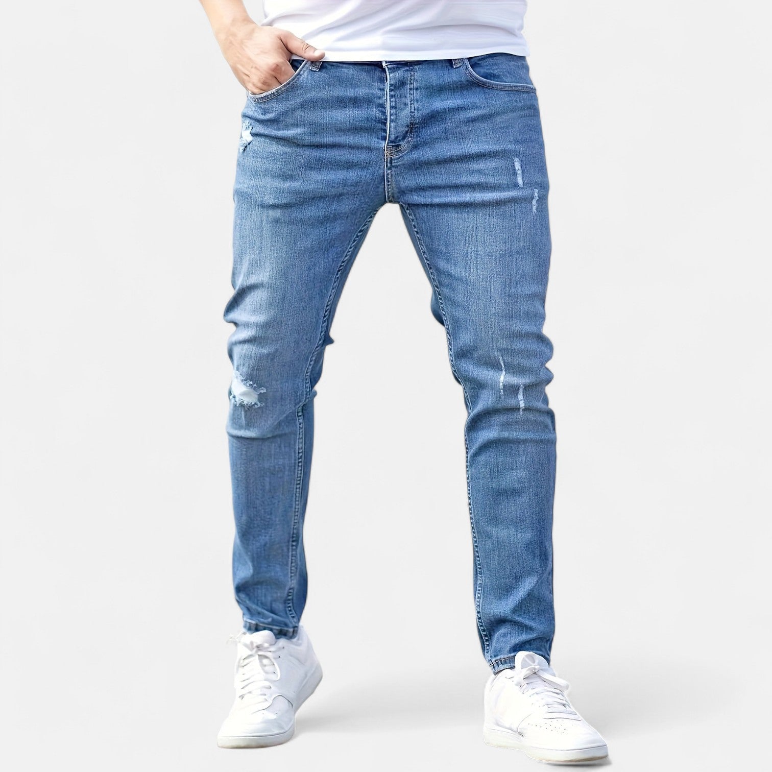 Ermes™ | Slim-Fit-Jeans mit zerrissenem Design