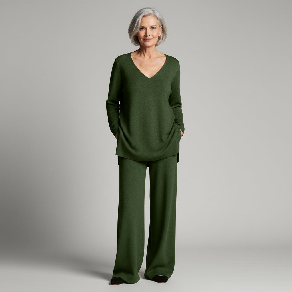 Johanna – Tweedelige Set mit V-Tacks