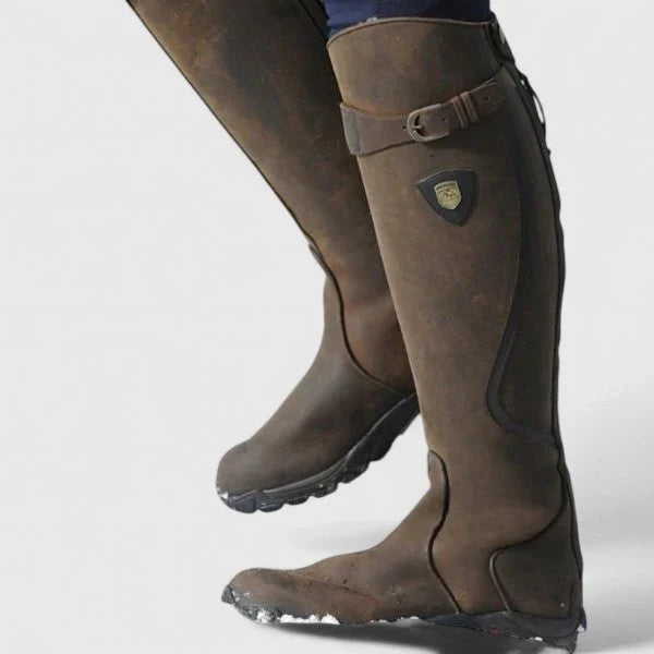 Joyce | Women's Orthopedic Knee High Riding Boots with Buckle Strap