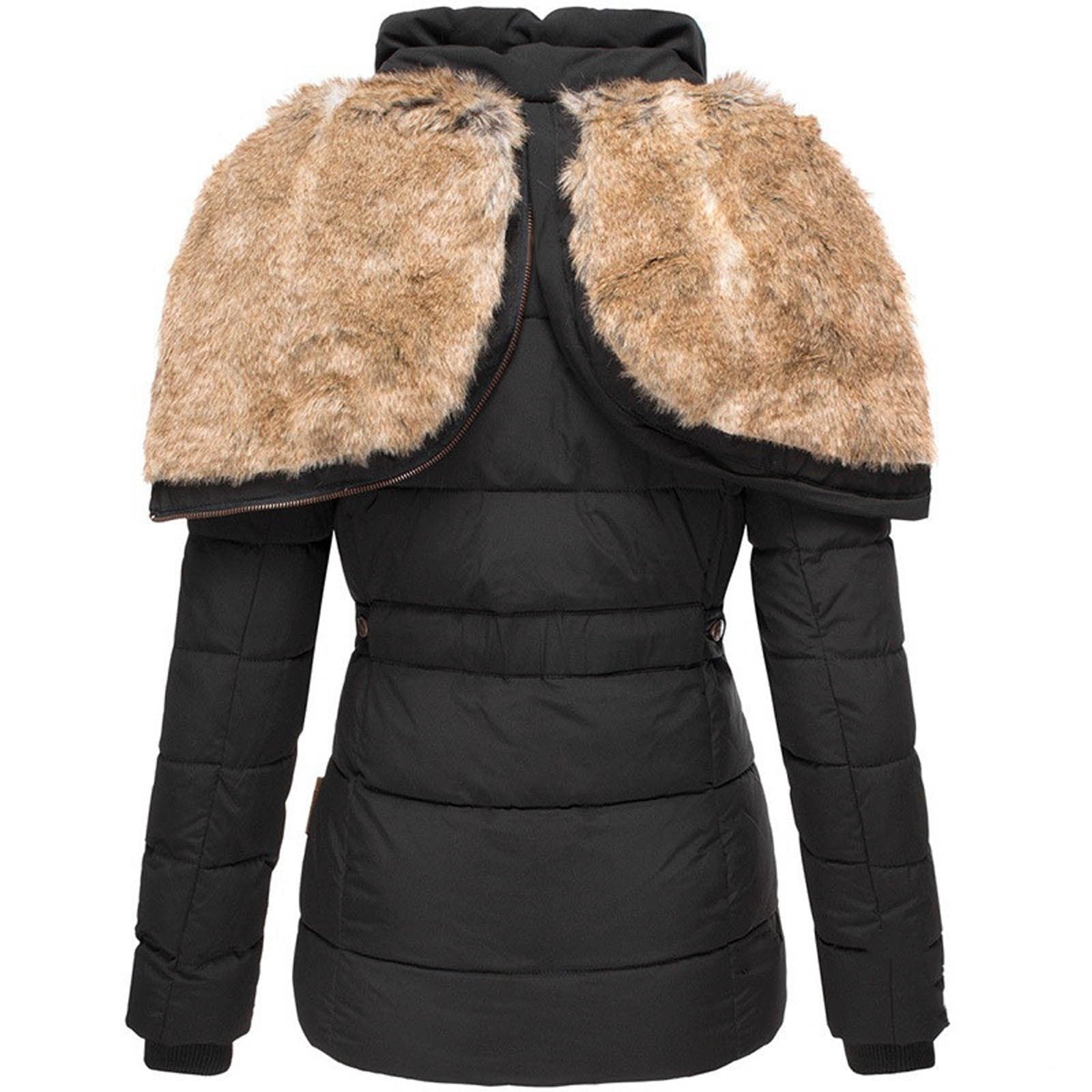 Hanne™ – Winterjacke mit Flauschigem Kragen und Schmaler Passform