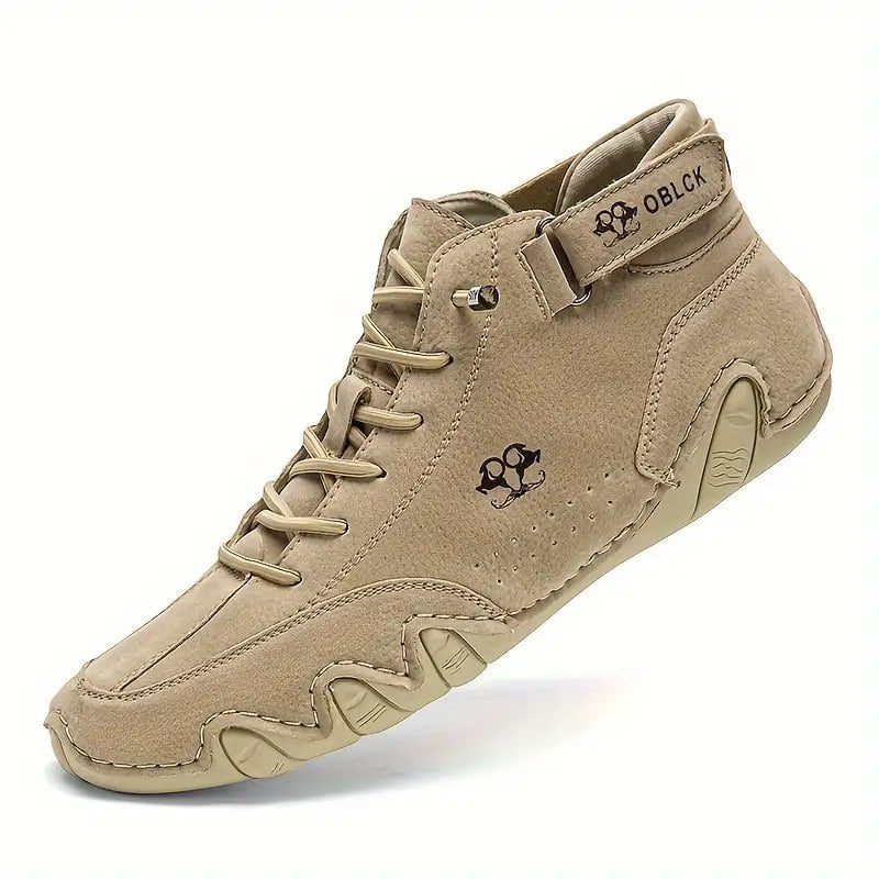 Ultra-bequemer rutschfester Barfußschuh aus echtem Leder (Unisex). 